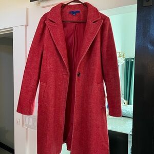 Apt. 9 Women's Cherry Red Trench Coat